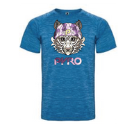 PYRO T-Shirt Heather Blue Girls